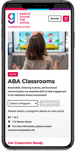 GCA Website Mobile